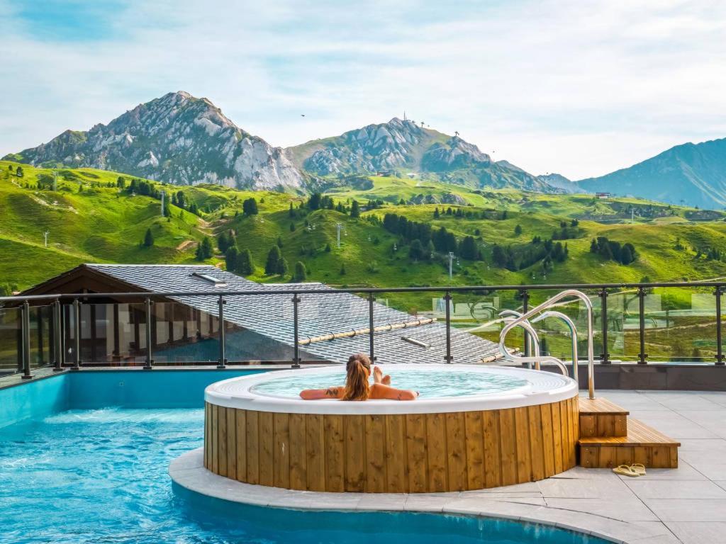 라 플라뉴 Duplex 6P A Belle-Plagne 아파트 외부 사진